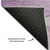 3' X 5' Purple And Ivory Abstract Washable Area Rug With UV Protection