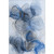 3' X 5' Navy Blue And Ivory Abstract Washable Area Rug With UV Protection