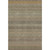 3' X 5' Khaki And Ivory Striped Washable Area Rug With UV Protection