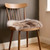 17" X 17" Brown And White Ombre Chair Pad 17" X 17" Brown And White Ombre Chair Pad