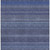 5' X 8' Navy Blue And Ivory Striped Washable Area Rug With UV Protection