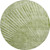 8' Sage And Ivory Geometric Washable Round Rug With UV Protection
