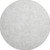 8' Ivory And Cream Floral Washable Round Rug With UV Protection