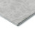 8' X 10' Ivory And Cream Floral Washable Area Rug With UV Protection