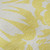 8' Yellow And Ivory Floral Washable Round Rug With UV Protection