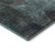 8' Teal And Gray Abstract Washable Round Rug With UV Protection 8' Teal And Gray Abstract Washable Round Rug With UV Protection