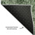 10' X 14' Emerald And Ivory Abstract Washable Area Rug With UV Protection
