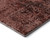 5' X 8' Merlot And Ivory Abstract Washable Area Rug With UV Protection