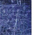 5' X 8' Navy Blue And Ivory Abstract Washable Area Rug With UV Protection