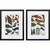 Set Of Two Dyed Fall Brown Framed Wall Art Set Of Two Dyed Fall Brown Framed Wall Art