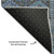 3' X 5' Teal And Gray Tribal Washable Area Rug With UV Protection 3' X 5' Teal And Gray Tribal Washable Area Rug With UV Protection