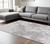 7' X 10' Cream And Gray Tinted Ogee Pattern Area Rug 7' X 10' Cream And Gray Tinted Ogee Pattern Area Rug