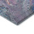 8' X 10' Blue Pink And Purple Abstract Washable Area Rug With UV Protection
