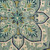 6' Blue And Green Wool Geometric Hand Tufted Round Rug 6' Blue And Green Wool Geometric Hand Tufted Round Rug