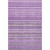 9' X 12' Purple And Gray Striped Washable Area Rug With UV Protection