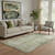 5' X 8' Taupe And Beige Abstract Washable Area Rug With UV Protection 5' X 8' Taupe And Beige Abstract Washable Area Rug With UV Protection