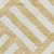 9' X 12' Gold And Ivory Geometric Washable Area Rug With UV Protection