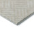 3' X 5' Ivory And Beige Geometric Washable Area Rug With UV Protection 3' X 5' Ivory And Beige Geometric Washable Area Rug With UV Protection