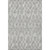3' X 5' Silver And Gray Diamond Washable Area Rug With UV Protection
