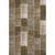 9' X 12' Brown And Ivory Patchwork Washable Area Rug With UV Protection