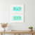 Set Of Two Summer Splash I White Framed Wall Art Set Of Two Summer Splash I White Framed Wall Art