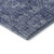 9' X 12' Navy Blue And Ivory Floral Washable Area Rug With UV Protection 9' X 12' Navy Blue And Ivory Floral Washable Area Rug With UV Protection