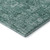 10' X 14' Teal And Aqua Floral Washable Area Rug With UV Protection 10' X 14' Teal And Aqua Floral Washable Area Rug With UV Protection