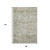 9' X 12' Taupe Ivory And Gold Oriental Washable Area Rug With UV Protection 9' X 12' Taupe Ivory And Gold Oriental Washable Area Rug With UV Protection