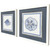 Set Of Two Seaside Blues I White Framed Wall Art Set Of Two Seaside Blues I White Framed Wall Art
