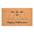 17" X 29" Black And Natural Halloween Halloween Happy Halloween Outdoor Coir Door Mat
