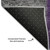 9' X 12' Eggplant Gray And Purple Patchwork Washable Area Rug With UV Protection