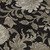 3' X 5' Black And Beige Floral Washable Area Rug With UV Protection 3' X 5' Black And Beige Floral Washable Area Rug With UV Protection