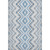 8' X 10' Blue And Ivory Geometric Washable Area Rug With UV Protection 8' X 10' Blue And Ivory Geometric Washable Area Rug With UV Protection