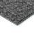 5' X 8' Gray And Silver Floral Washable Area Rug With UV Protection
