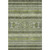 8' X 10' Olive Green Gray And Ivory Southwestern Washable Area Rug With UV Protection