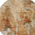 8' Copper Rust And Beige Round Abstract Washable Indoor Outdoor Area Rug 8' Copper Rust And Beige Round Abstract Washable Indoor Outdoor Area Rug