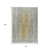 8' X 10' Pewter And Gold Abstract Washable Indoor Outdoor Area Rug 8' X 10' Pewter And Gold Abstract Washable Indoor Outdoor Area Rug