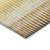 5' X 8' Copper Gray And Beige Striped Washable Indoor Outdoor Area Rug