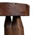 19" Brown Distressed Reclaimed Wood Round End Table 19" Brown Distressed Reclaimed Wood Round End Table
