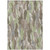 9' X 12' Coffee Fern Green And Khaki Striped Washable Indoor Outdoor Area Rug 9' X 12' Coffee Fern Green And Khaki Striped Washable Indoor Outdoor Area Rug