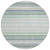 8' Mint Green And Ivory Round Striped Washable Indoor Outdoor Area Rug 8' Mint Green And Ivory Round Striped Washable Indoor Outdoor Area Rug