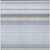 5' X 8' Sky Blue And Ivory Striped Washable Indoor Outdoor Area Rug