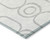 10' X 14' Silver And Gray Geometric Washable Indoor Outdoor Area Rug 10' X 14' Silver And Gray Geometric Washable Indoor Outdoor Area Rug