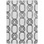 5' X 8' White And Black Geometric Washable Indoor Outdoor Area Rug 5' X 8' White And Black Geometric Washable Indoor Outdoor Area Rug
