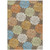 8' X 10' Chocolate Ivory And Copper Quatrefoil Washable Indoor Outdoor Area Rug