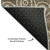 5' X 8' Brown And Ivory Polka Dot Washable Area Rug With UV Protection 5' X 8' Brown And Ivory Polka Dot Washable Area Rug With UV Protection