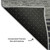 3' X 5' Gray And Silver Striped Washable Area Rug With UV Protection 3' X 5' Gray And Silver Striped Washable Area Rug With UV Protection