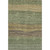 5' X 8' Olive Green Gold And Brown Striped Washable Area Rug With UV Protection