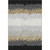 9' X 12' Black Beige And Silver Striped Washable Area Rug With UV Protection 9' X 12' Black Beige And Silver Striped Washable Area Rug With UV Protection