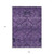 9' X 12' Eggplant Purple And Plum Floral Washable Indoor Outdoor Area Rug